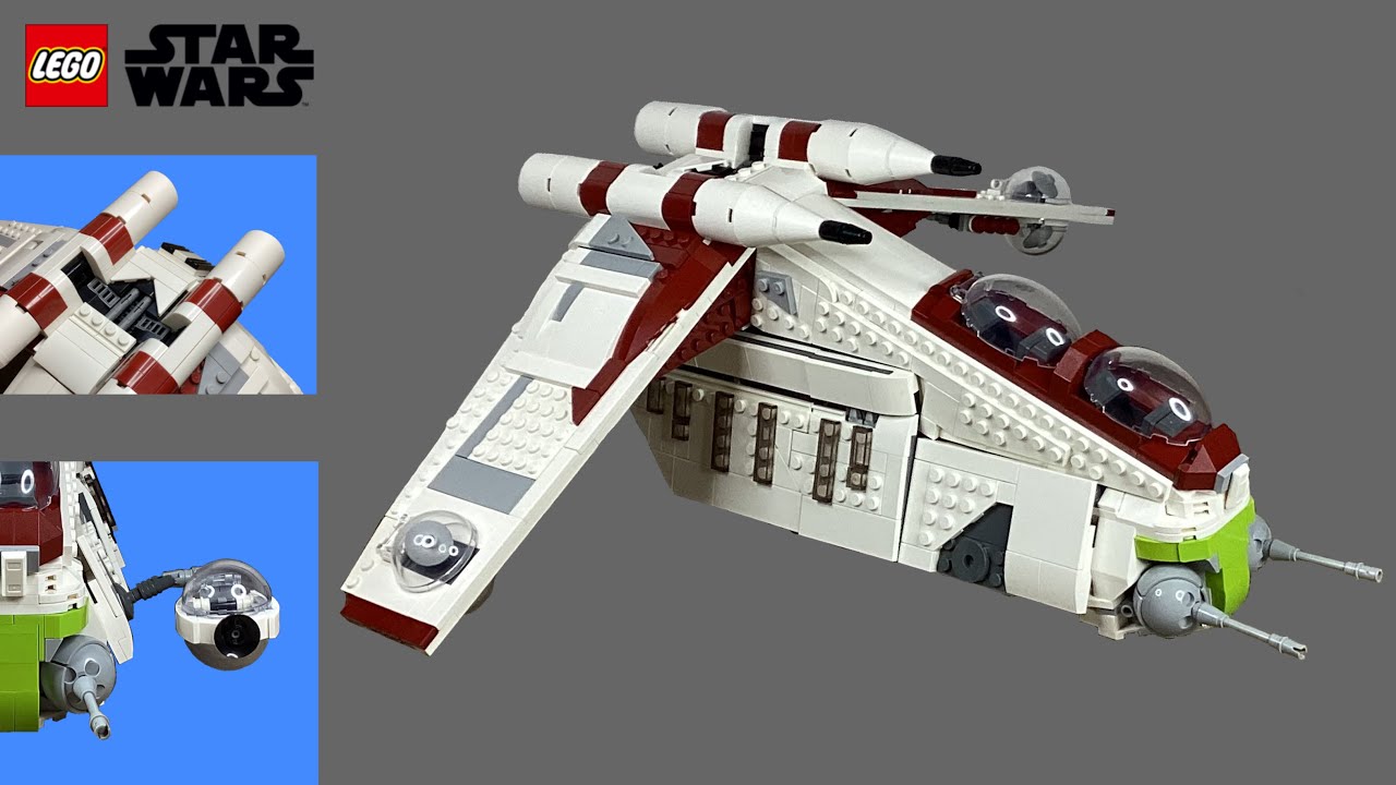 Lego Star Wars Republic Gunship - MOD