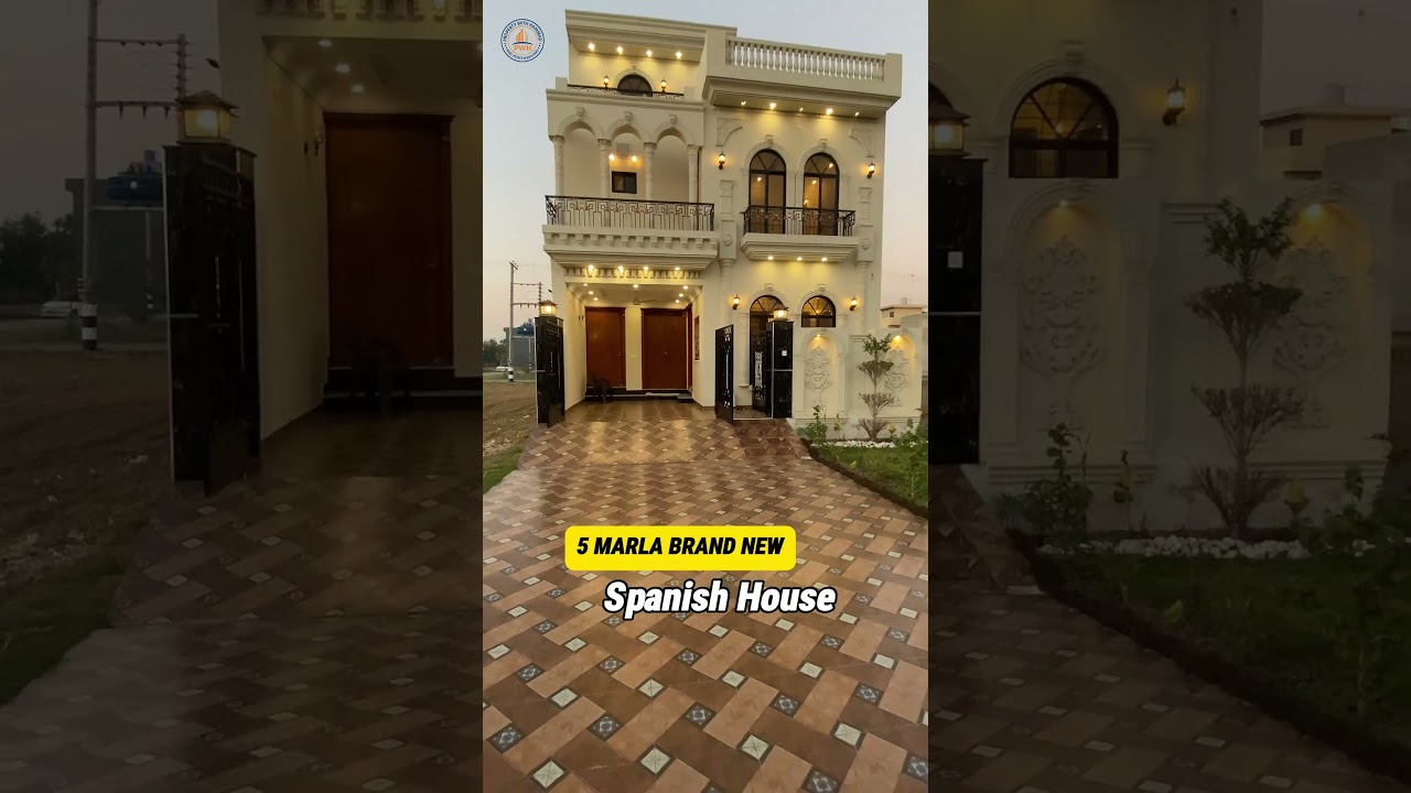 5 MARLA BRAND NEW SPANISH HOUSE FOR SALE I 0329 6150383  