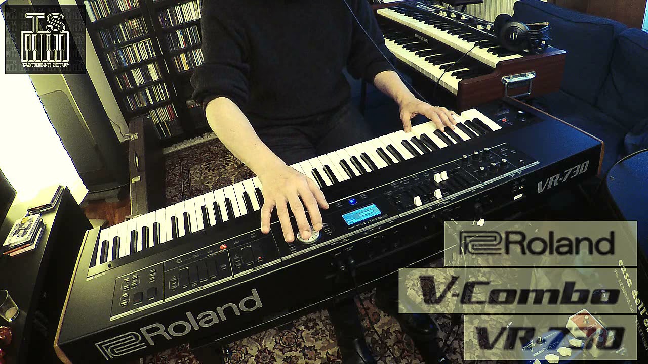 Roland V-Combo VR-730 - quick sound taste @MeXKeys