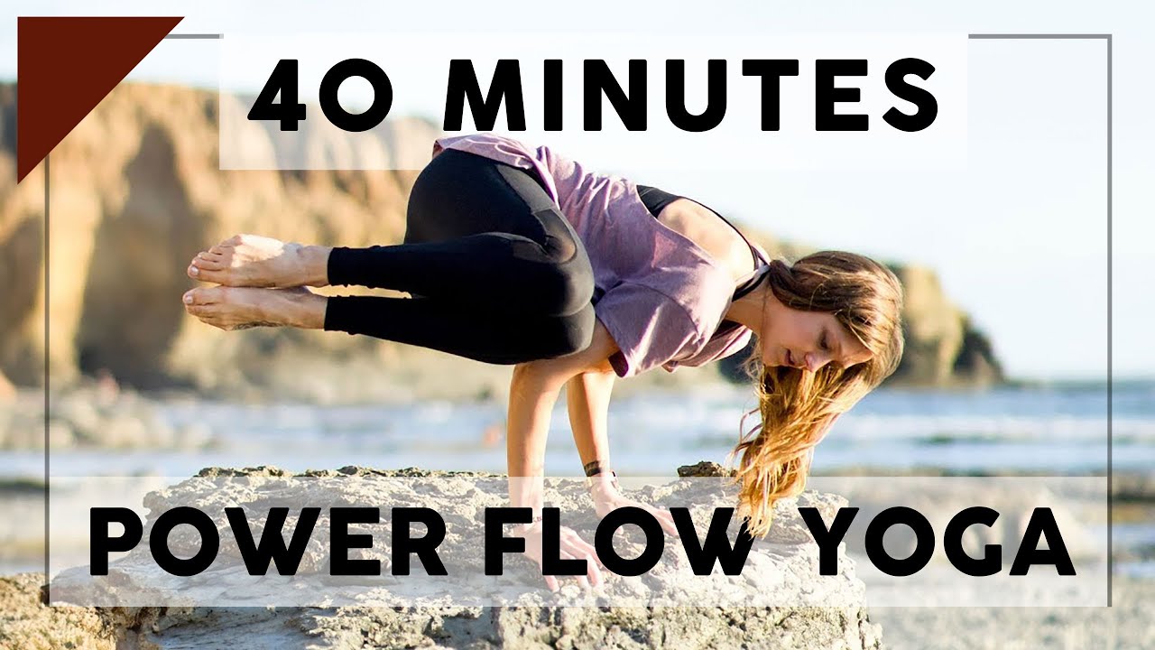40 Minute Power Flow: Strong Core & Strong Shoulders | Breathe and Flow Yoga