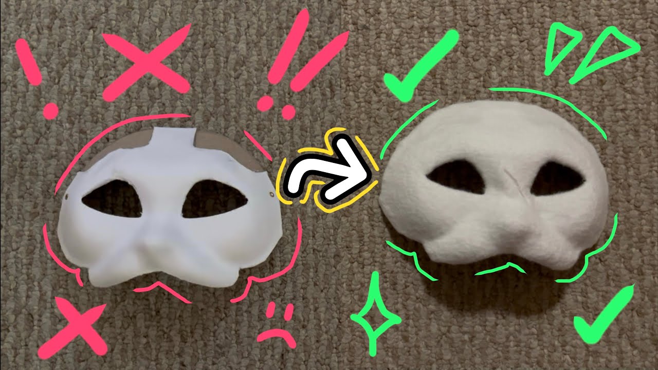 therian mask tut pt. 3! (FLEECING!!!)