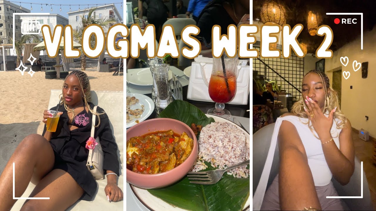 VLOGMAS WEEK 2: TRYING DIFFERENT KOREAN NOODLES, NEST DINNER DATE WITH FRIENDS, BEACH DAY, and more…