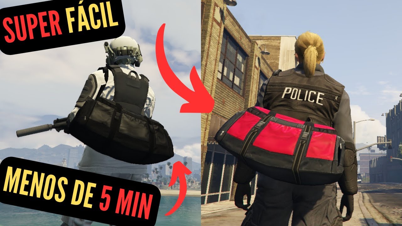 [GTA V] Como conseguir bolsas preta e vermelha no GTA Online/PC