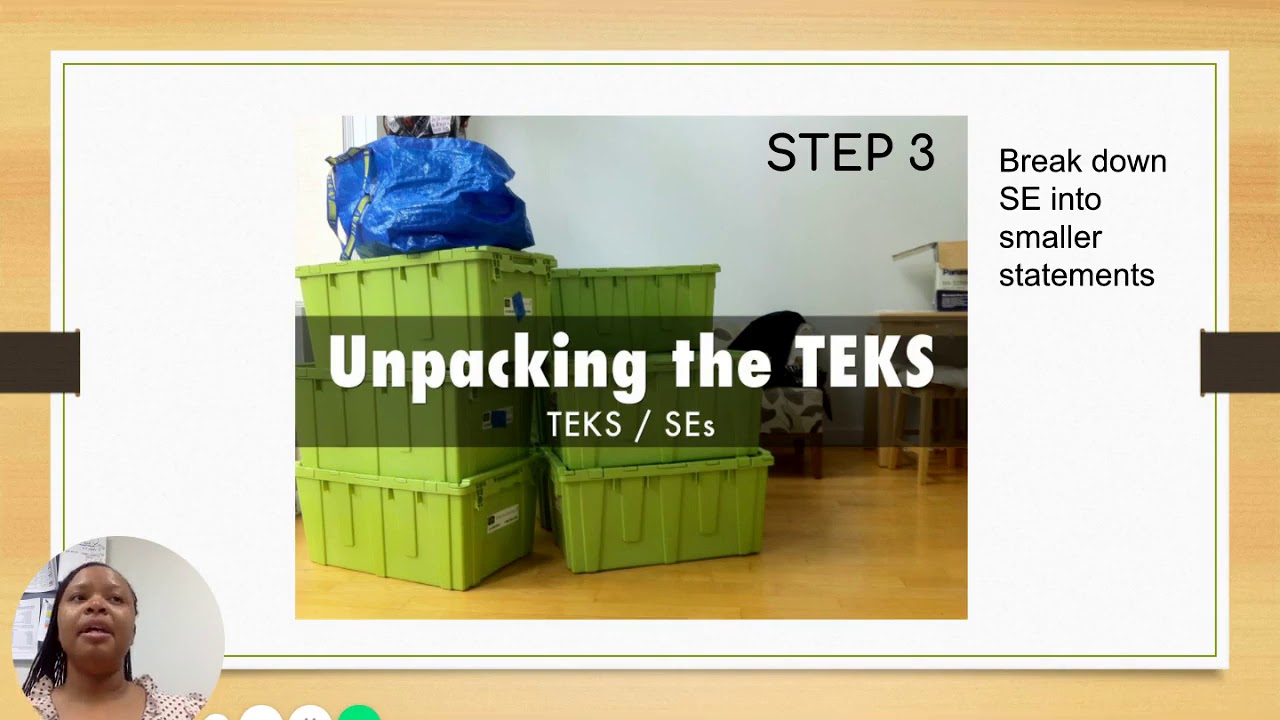 Unpacking the TEKS