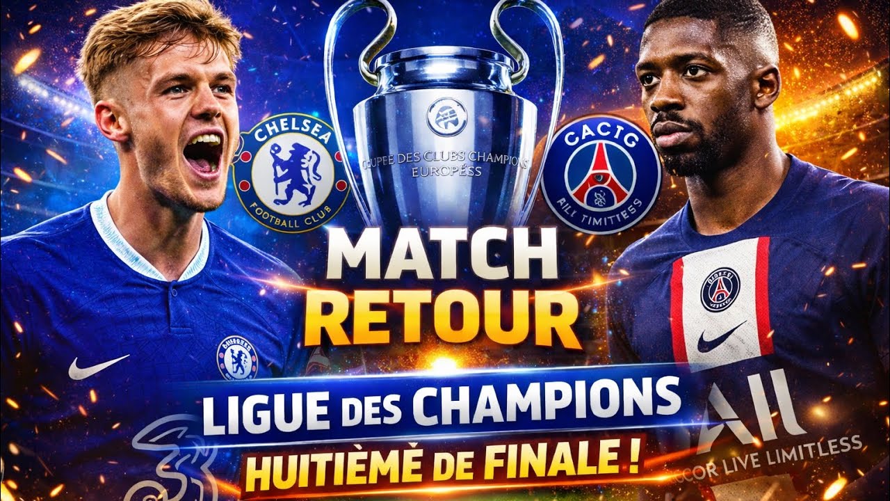Chelsea vs PSG | Huitième de finale retour | Je commente le match | Ligue des Champions FC26