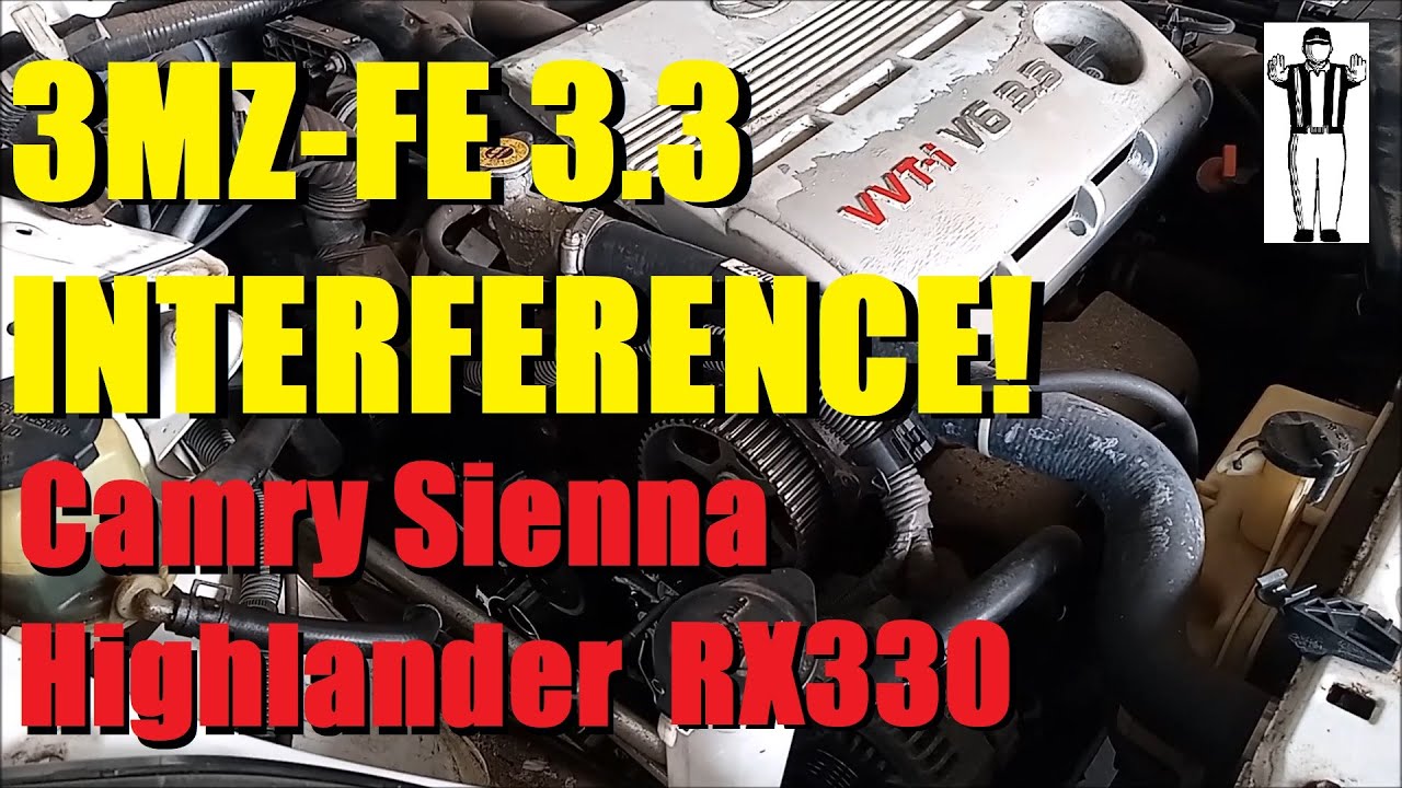 Toyota/Lexus V6 — двигатель с интерференцией? 3,3-литровый 3MZ-FE, Camry, Highlander, Sienna, RX3...