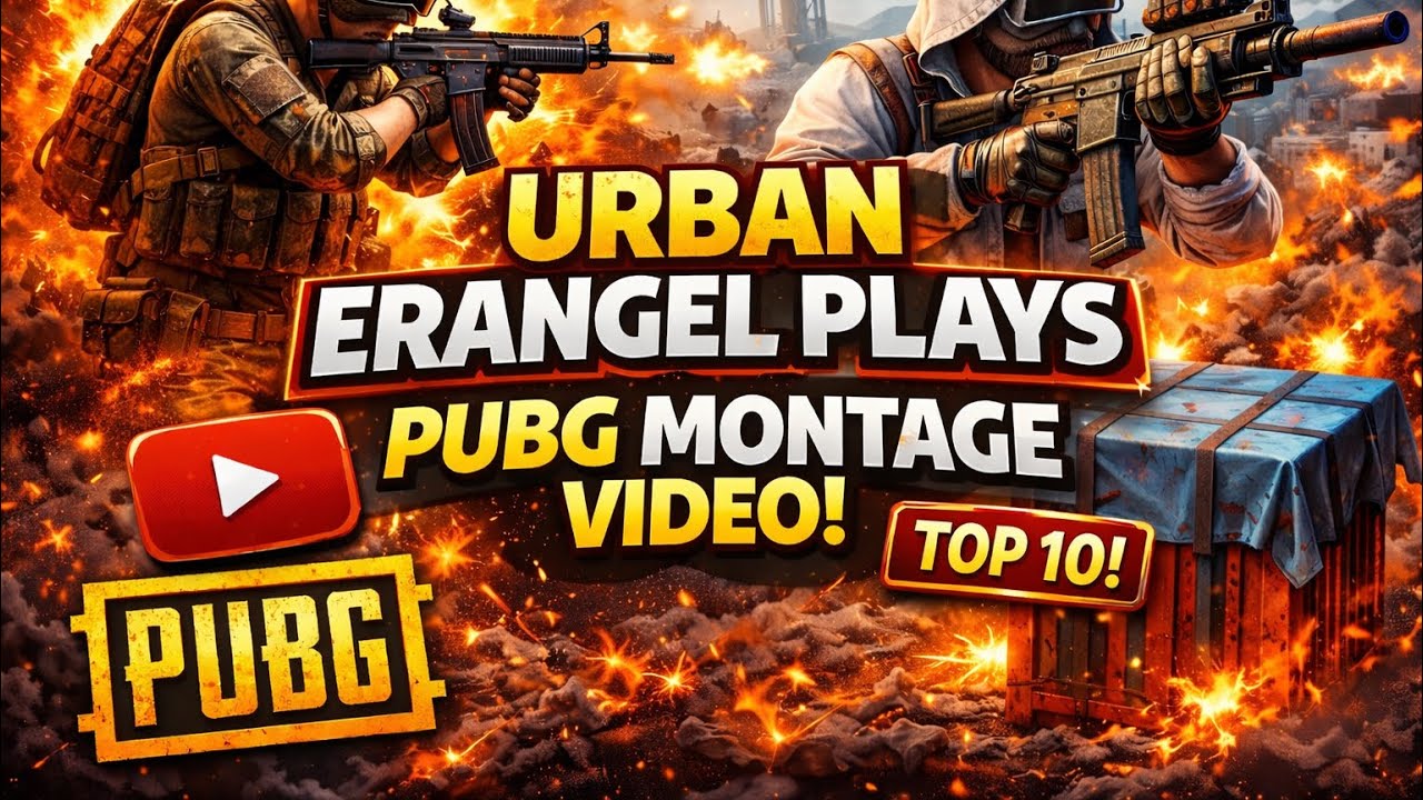 URBAN ERANGEL PLAYS | INSANE PUBG MONTAGE 🔥 PRO RUSH & CLUTCH MOMENTS