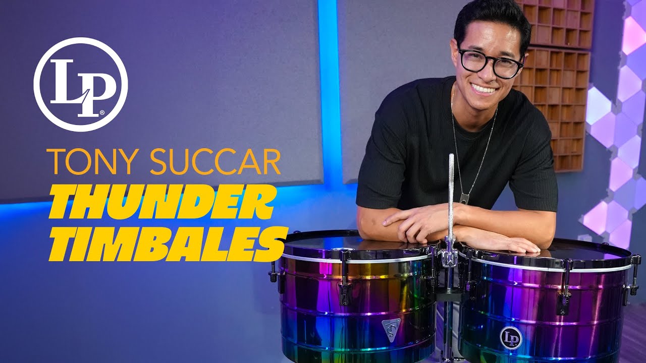 Переходите на новый уровень с тимбалами Tony Succar Thunder Timbales (LP258-TS)