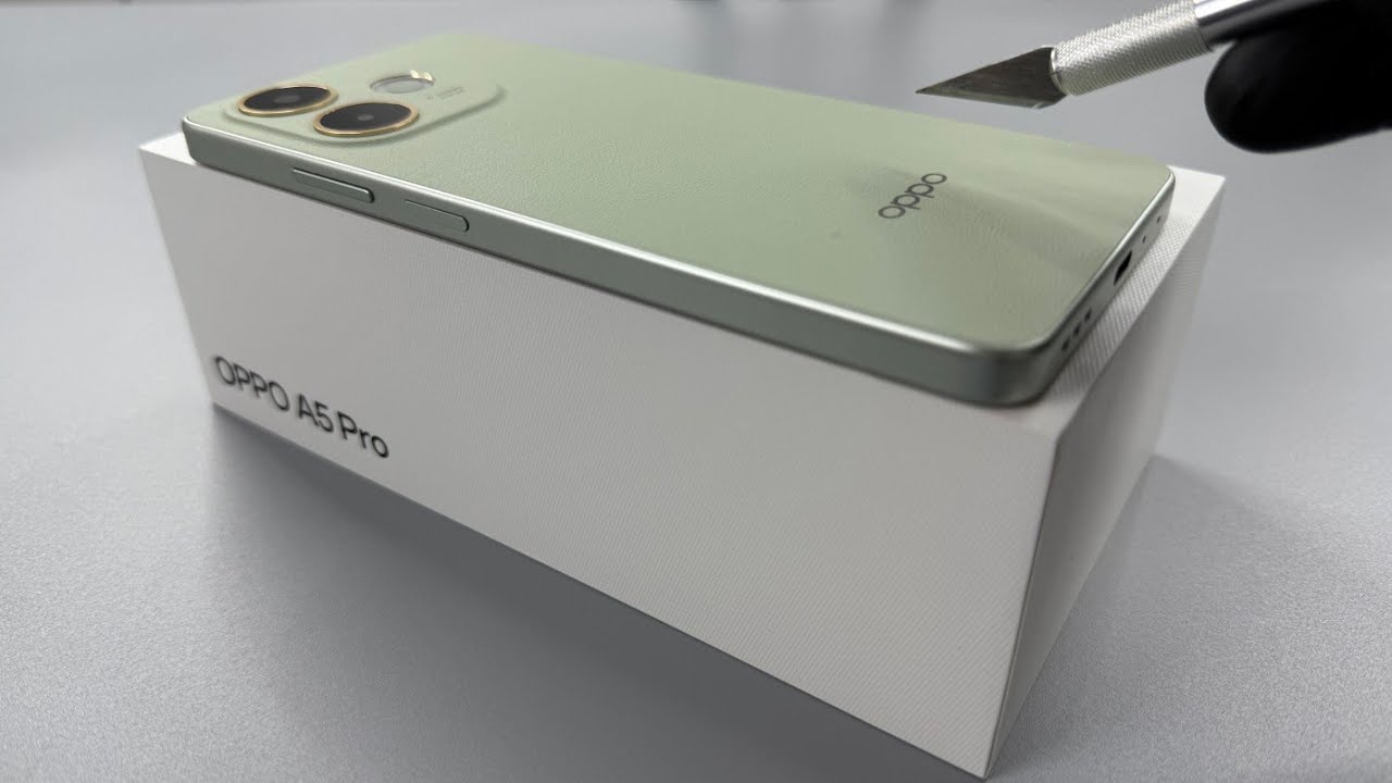Oppo A5 Pro(Olive Green) 8/128 Unboxing - PURE ASMR