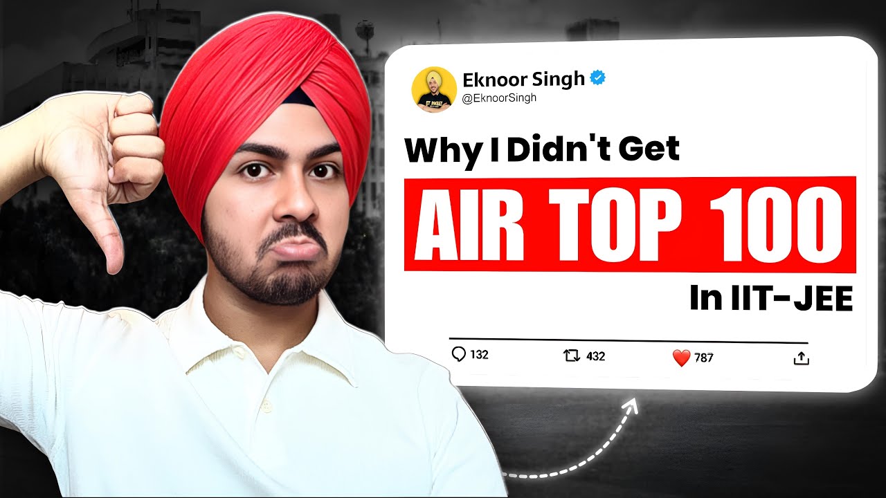 Why I Couldn't Get AIR 100? (But you can! 🔥) #jee #iit #motivation