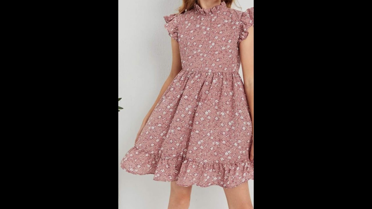 PATRONAJE DE VESTIDO DE NIÑA #10 TALLA 10 👗