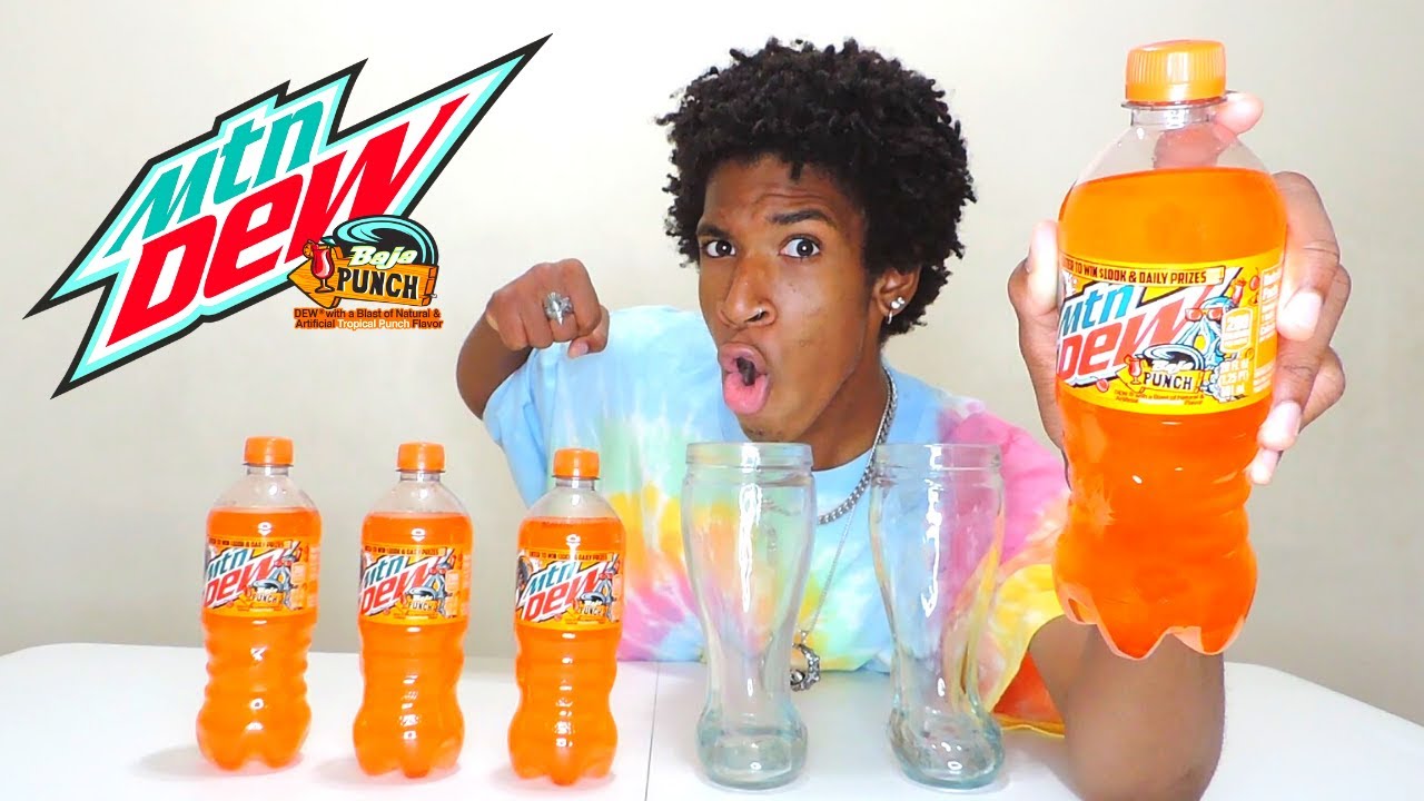 2 Liter Mtn Dew BaJa Punch CRUSHED Fast in Das Boots!