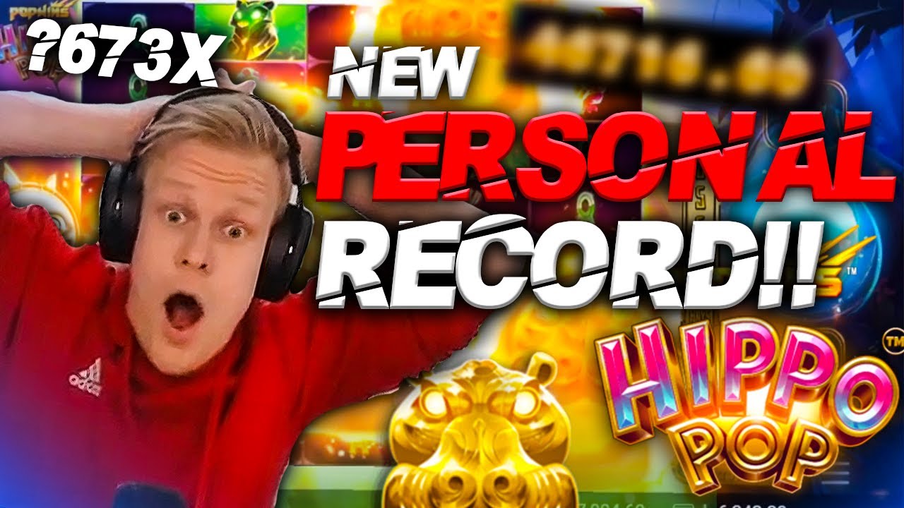I JUST GOT A NEW PERSONAL BIGGEST WIN!!! BIG WIN on Hippo Pop!