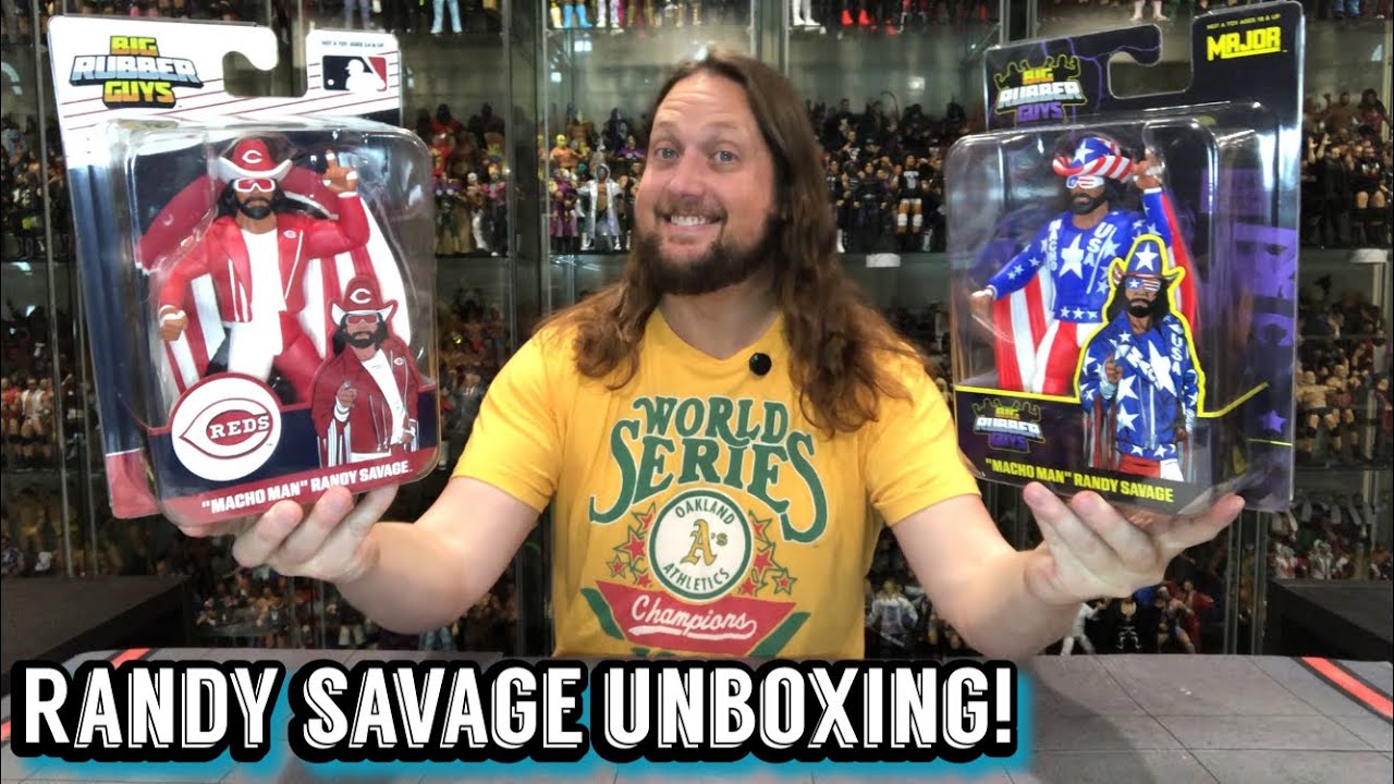 Macho Man Randy Savage Cinncinnati Reds & SDCC Exclusive Unboxing!