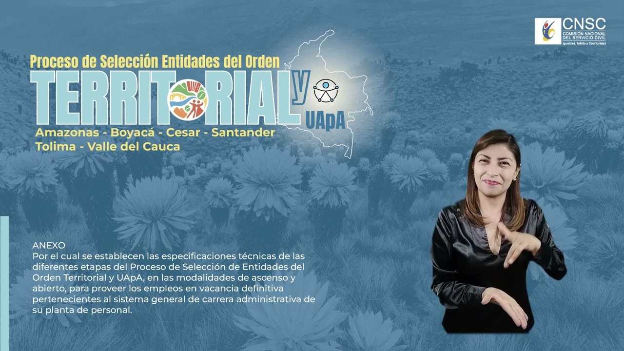 Anexo Proceso de Selección Entidades del Orden Territorial y UaPA