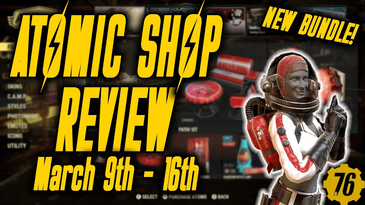 Fallout 76 Atomic Shop Update | March 9th - 16th 2021