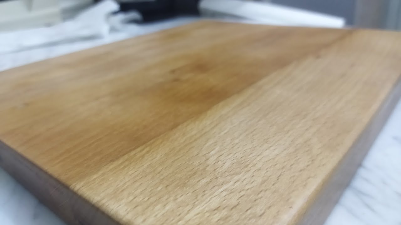 DIY اصنع بنفسك لوح التقطيع من الخشب الصلب