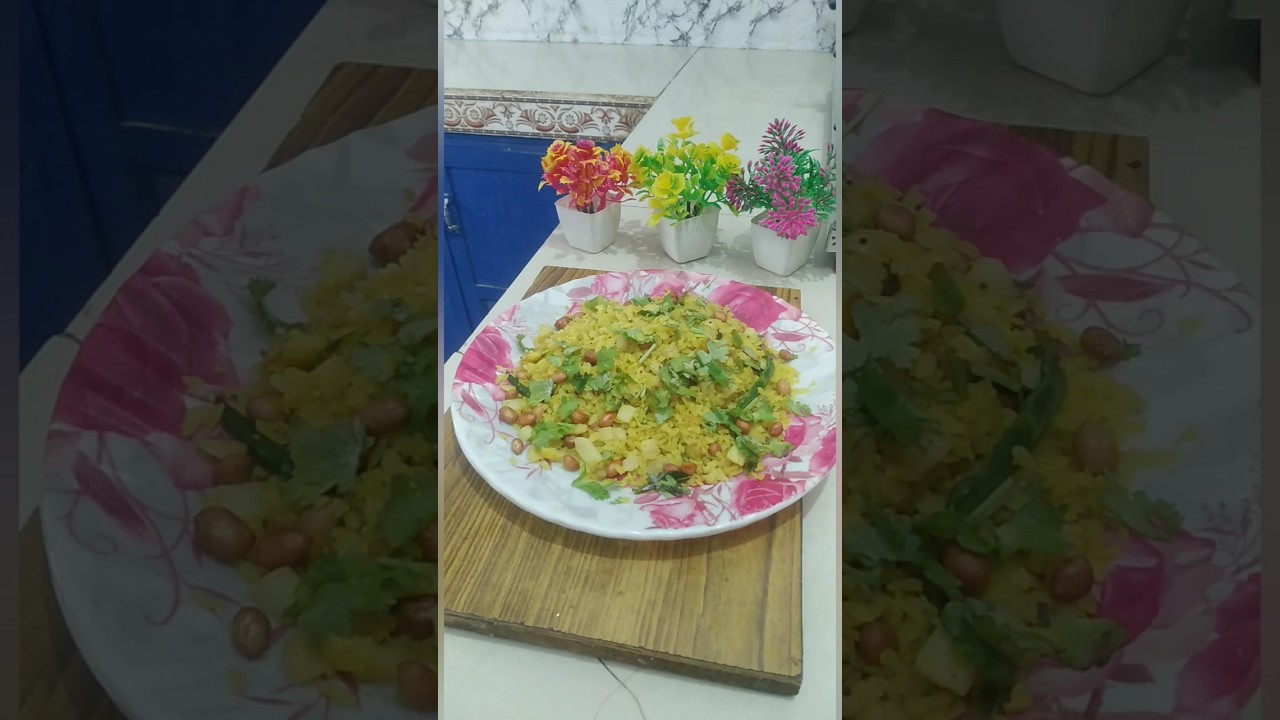 Instant Poha recipe#ytshort #shortsfeed #pushpa #kitchen #cooking #recipe #asmr