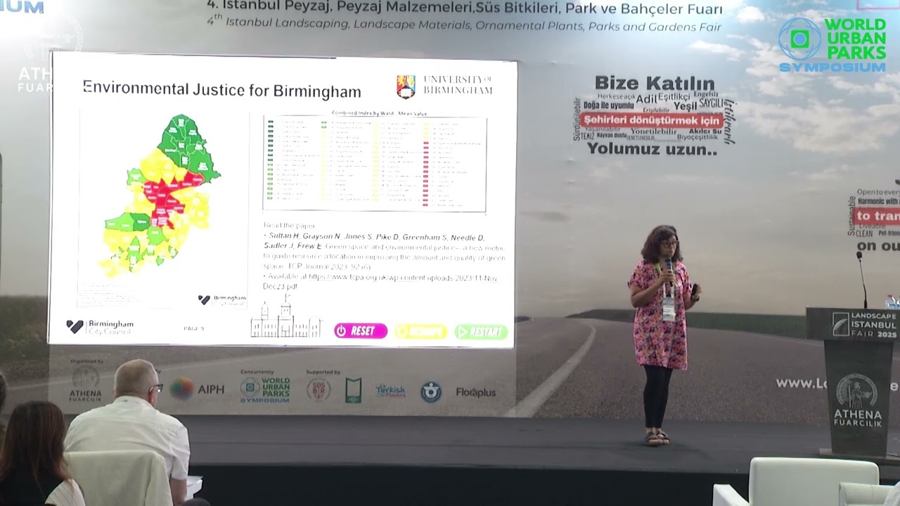 Humera SULTAN | “Creating a fairer city through adequately funding parks” | WUP Symposium 2025