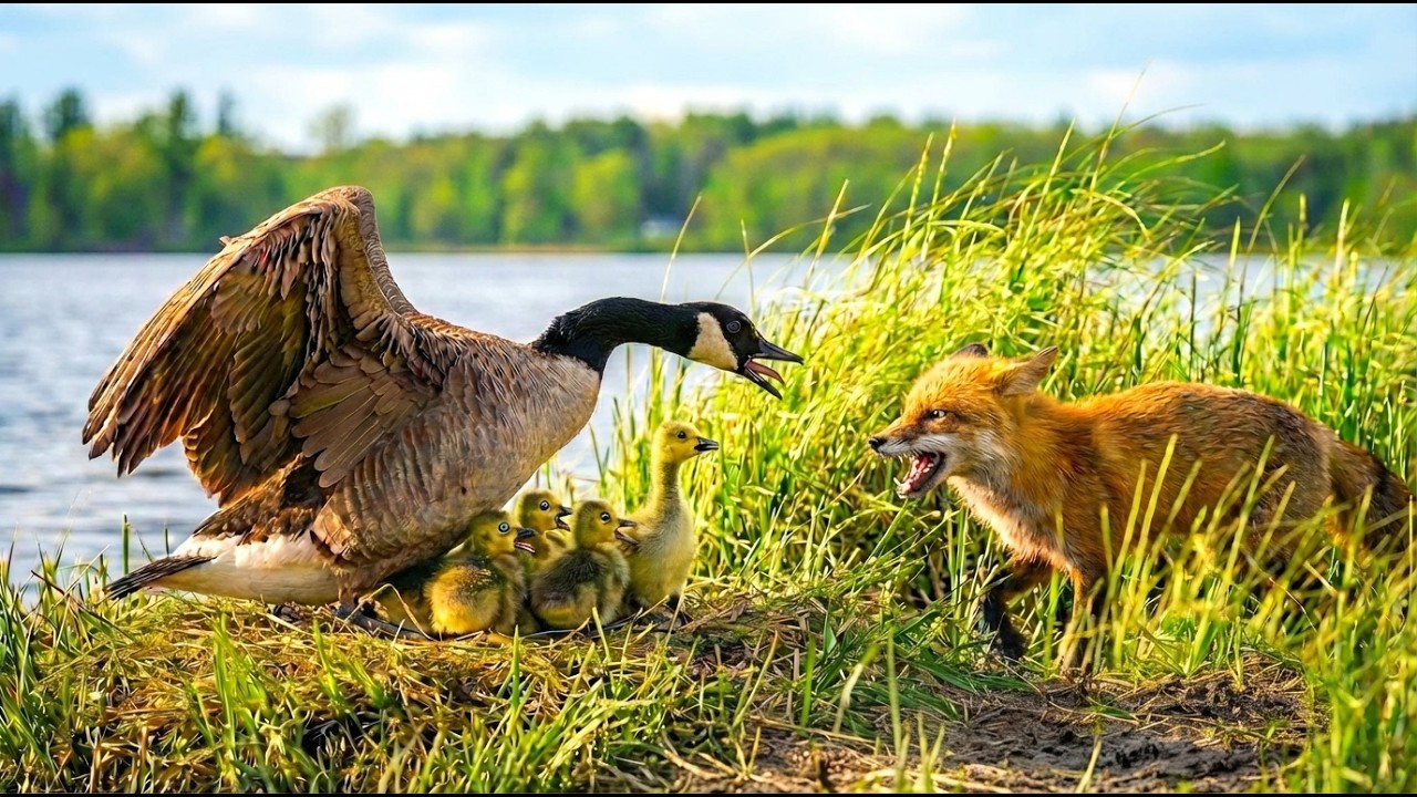 From Egg to Sky in 299 Days — The Dangerous Life of a Canada Goose Family