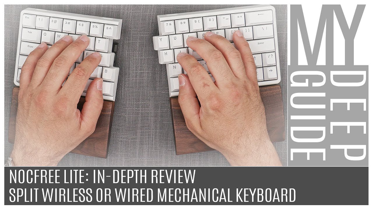 NocFree Lite: In-Depth Review of the Split Wireless/Wired Mechanical Keyboard With a Familiar Layout