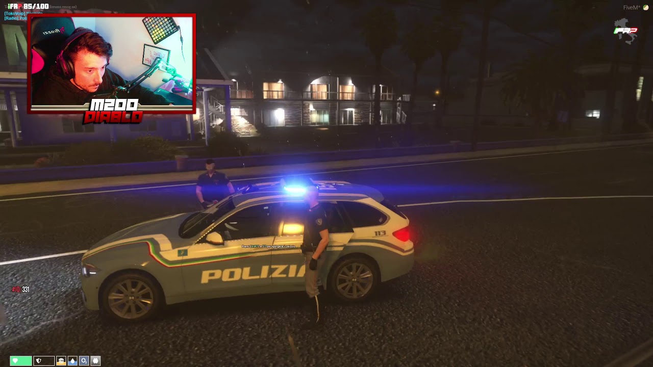 Inseguimenti BMW Polizia Stradale - GTA5 FiveM RolePlay