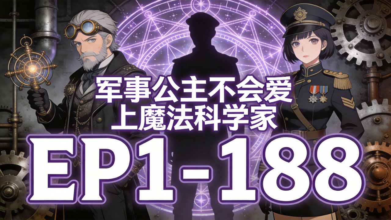 🔥《军事公主不会爱上魔法科学家》EP1-188💥 他是离经叛道的疯子教授，她是野心勃勃的铁腕公主。 在这个魔导工业革命兴起，旧贵族与新资本对撞的时代，#爽文#小說#有声书#漫画