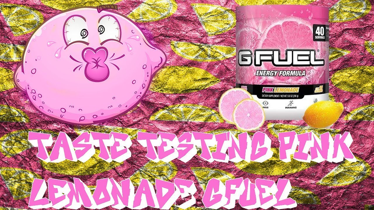 Taste Testing Pink Lemonade GFuel!!!