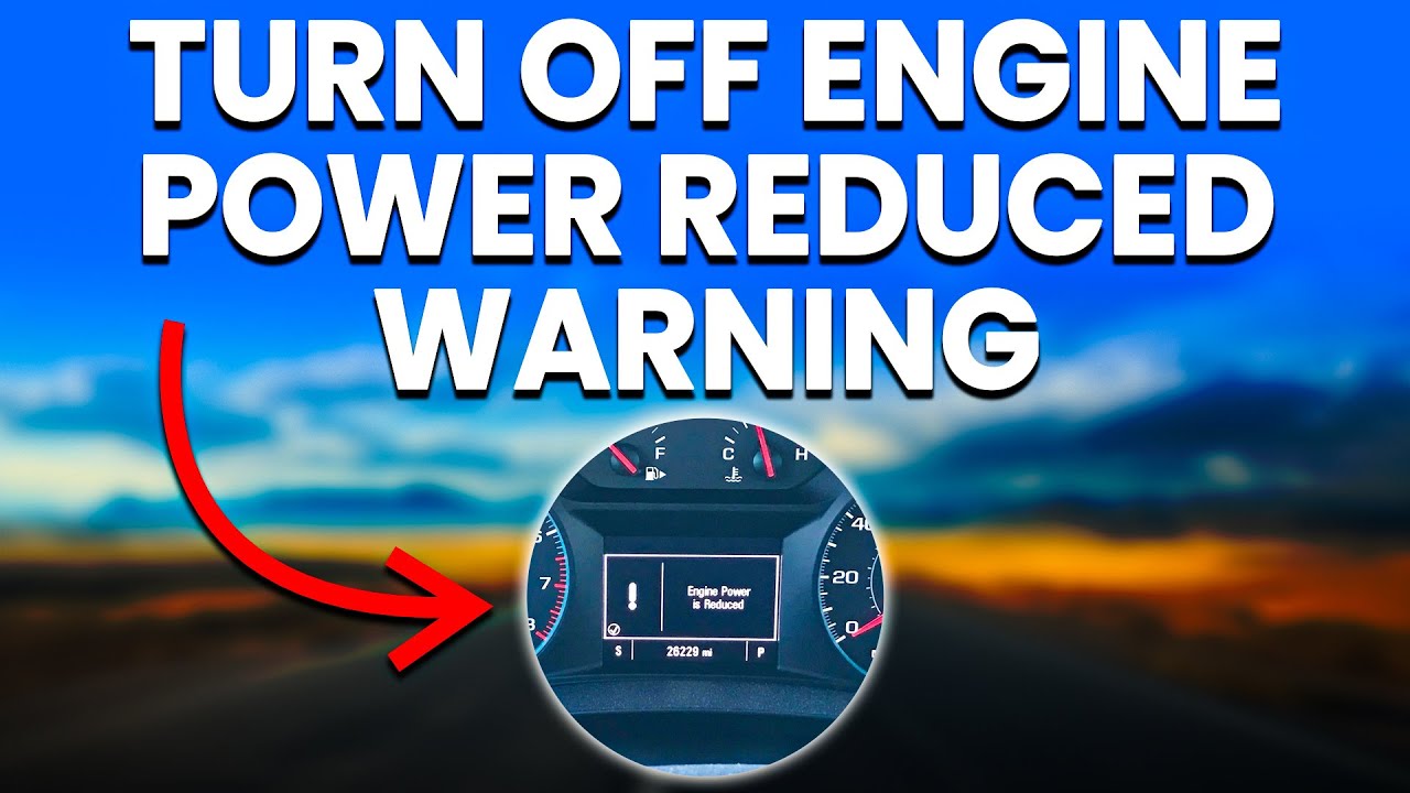 Engine Power Reduced Warning On A Chevy Malibu (Causes And Solutions)