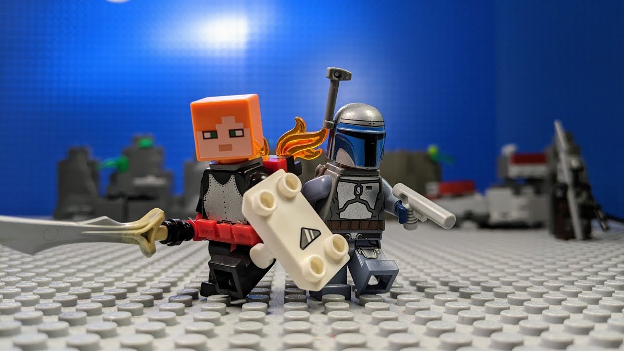 LEGO Minecraft PVP  BrickFilm