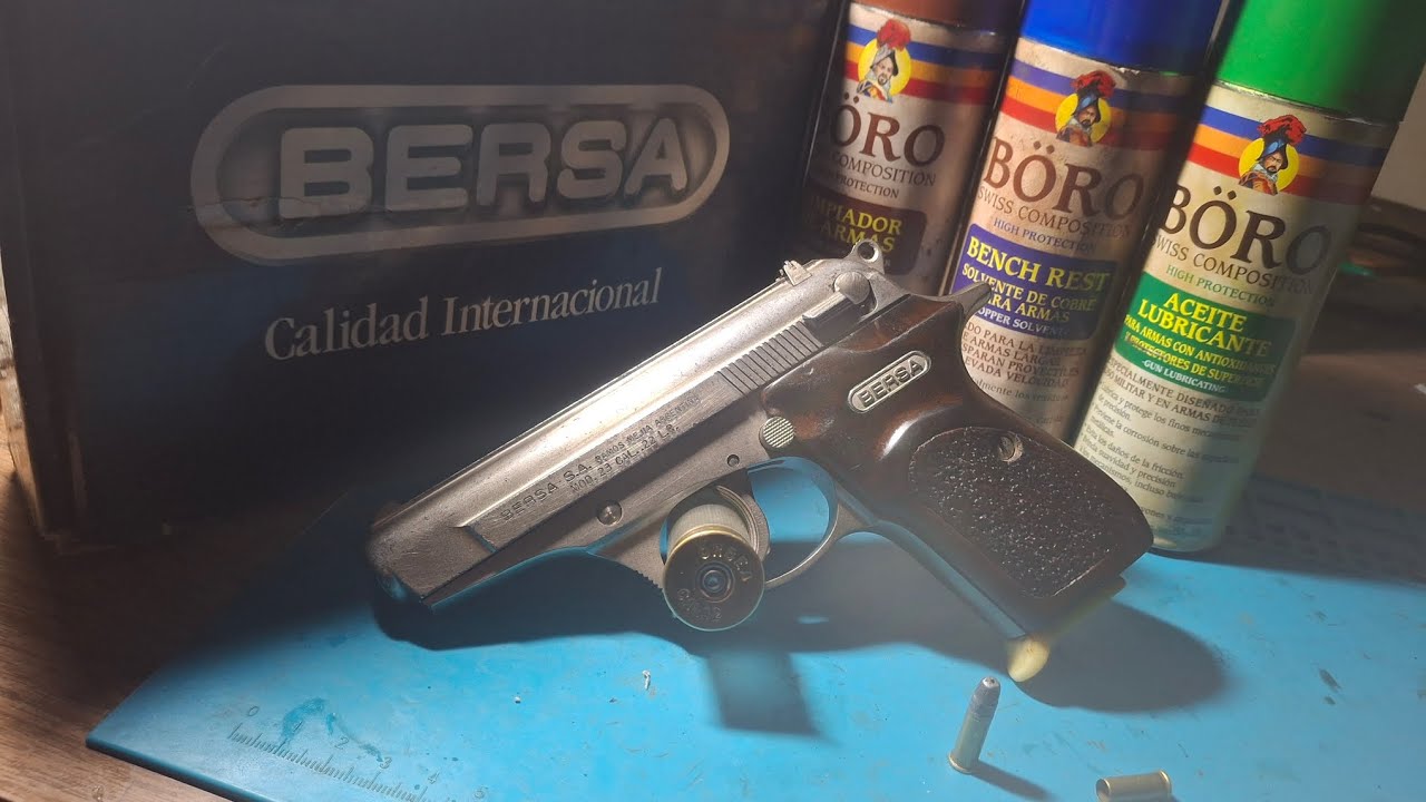 Bersa Modelo 23 DA: Análisis Mecánico y Limpieza Profunda.