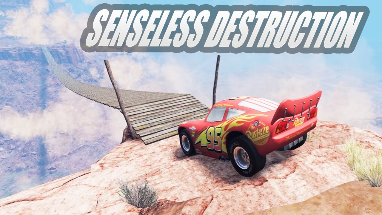 McQueen Senseless Destruction / Beamng.drive Mods