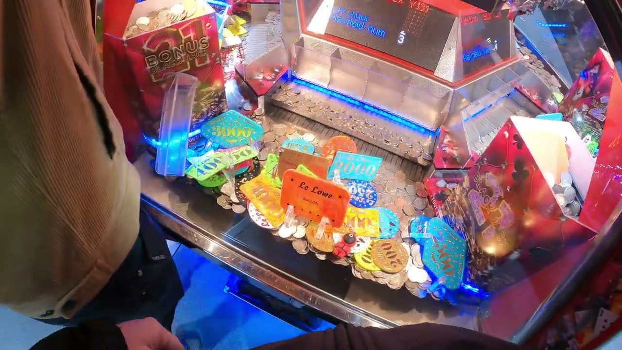 Machine Pousse pièces le lowe à la fête foraine à Dinan épisode 3/3 S2