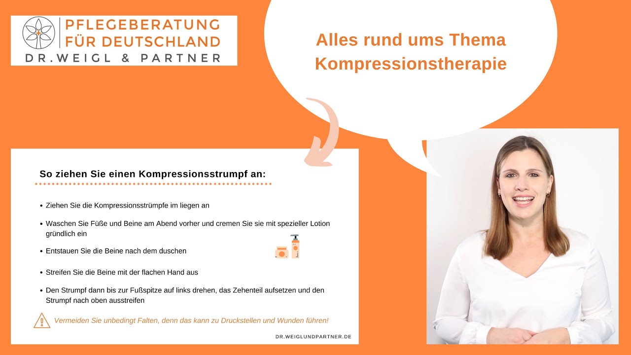 Die Kompressionstherapie - Wirkung und Anwendung in der Kurz&uuml;bersicht