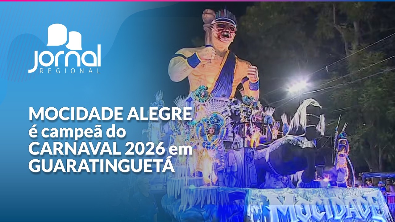 MOCIDADE ALEGRE é campeã do CARNAVAL 2026 em GUARATINGUETÁ | JR