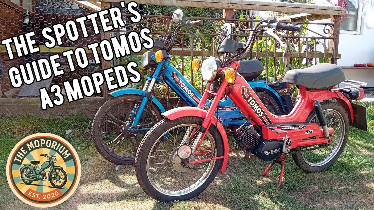 Tomos A3 mopeds. A UK model guide 🇬🇧