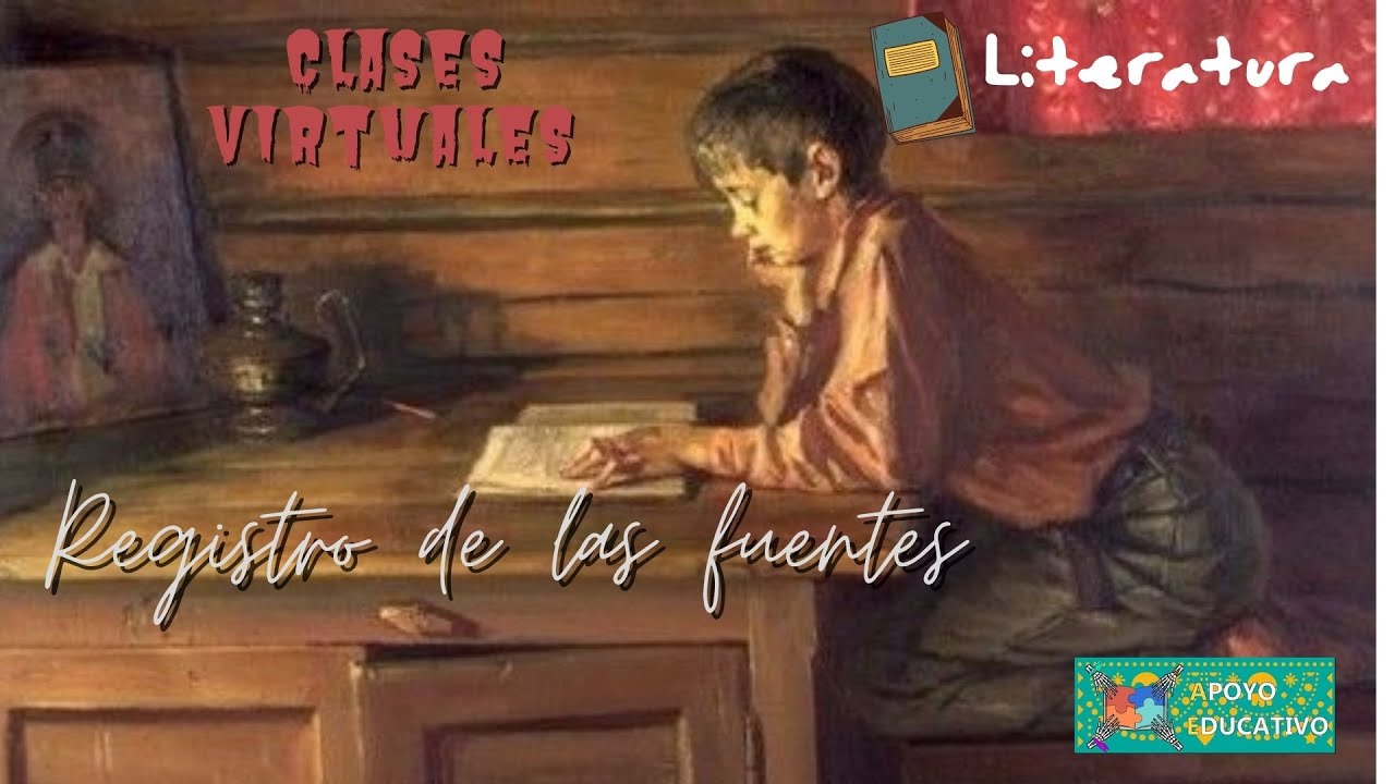 literatura: Registro de las fuentes