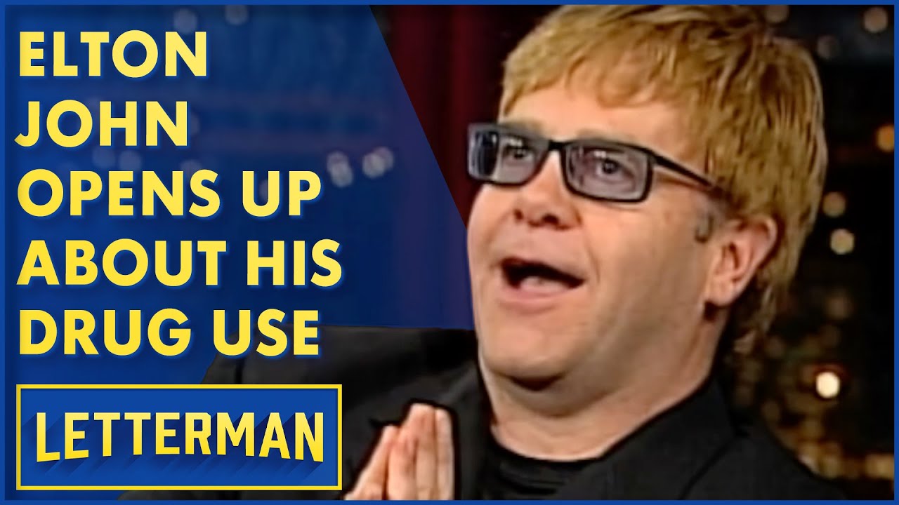 Elton John Talks About His Drug Use | David Letterman