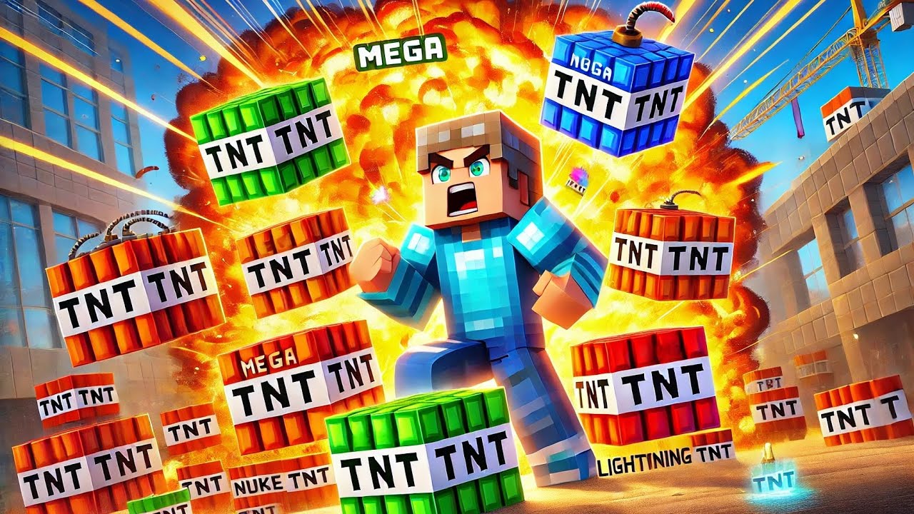 EXPLOSIVE MAYHEM! 💥 Testing CRAZY TNTs in Minecraft!