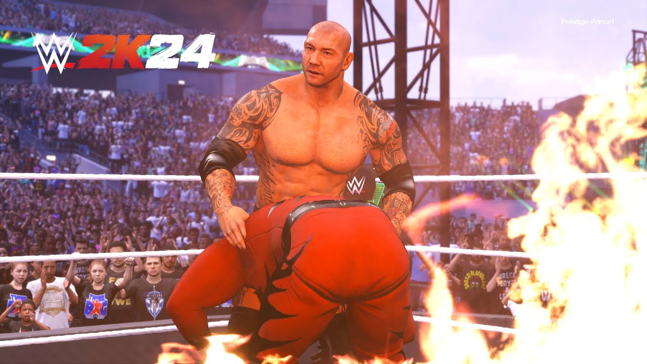 WWE 2K24 - Batista BOMB Compilation!!