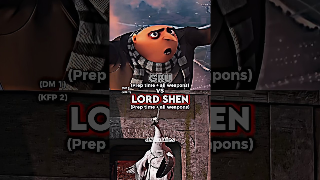 Gru vs Lord Shen