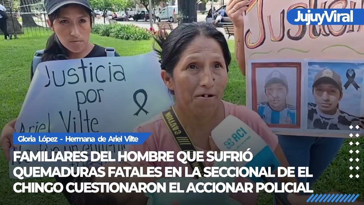 Familiares de Ariel Vilte volvieron a cuestionar el accionar policial