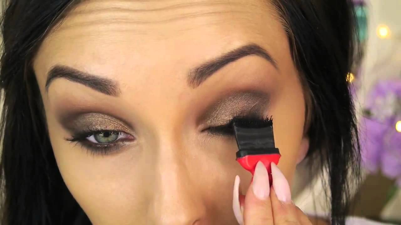 Mila Kunis Inspired Brown Smokey Eye Makeup Tutorial ♡ Naked 2 Palette.