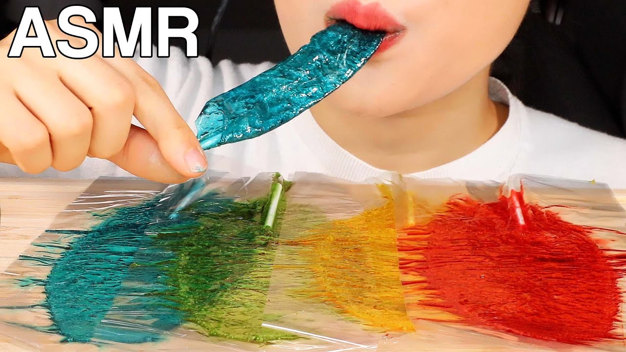 ASMR Slaps Cachetada Mexican Candy 슬랩스 접어먹는사탕 먹방 TikTok Viral Eating Sounds Mukbang