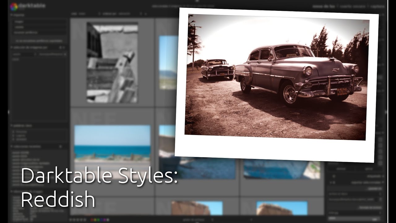 Darktable Styles: Reddish (english tutorial)