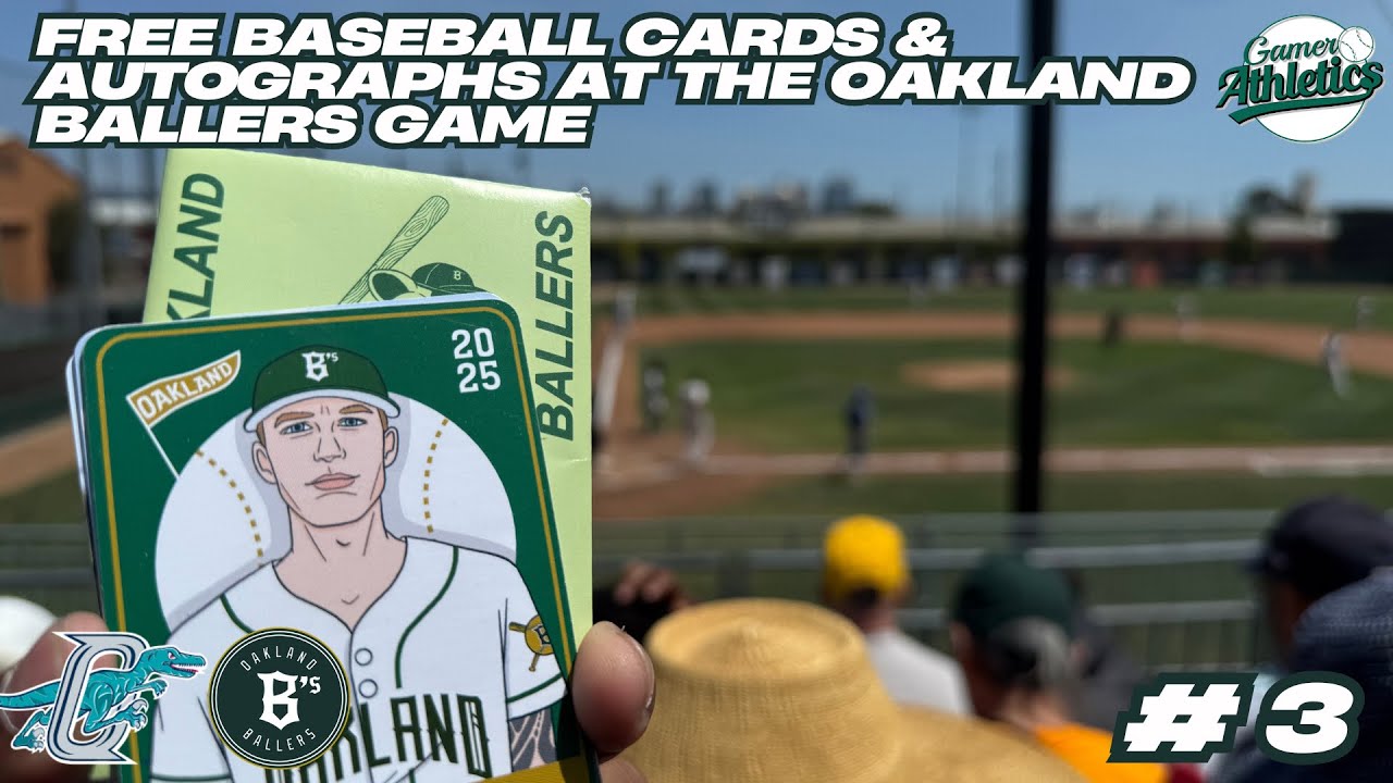 Free Baseball Cards & Autographs At The Oakland Ballers Game