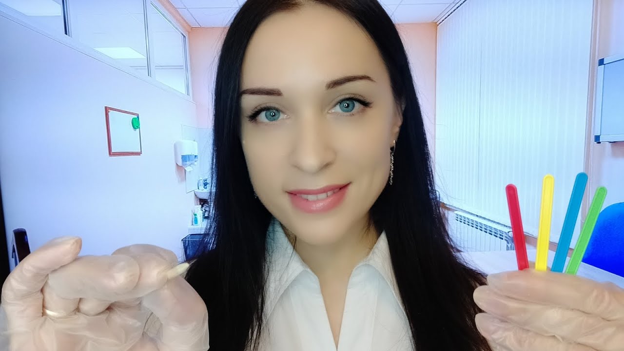 АСМР Проверка Черепных Нервов - Ролевая Игра для Сна | ASMR cranial nerve exam
