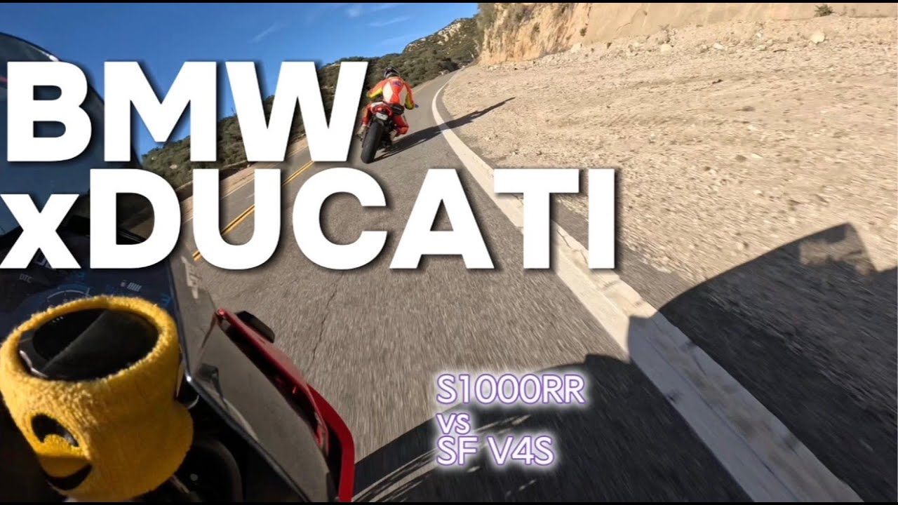 DUCATI V4S on MICHELIN GP CUP 2’s vs BMW S1K on PIRELLI ROSSO 4 CORSAS