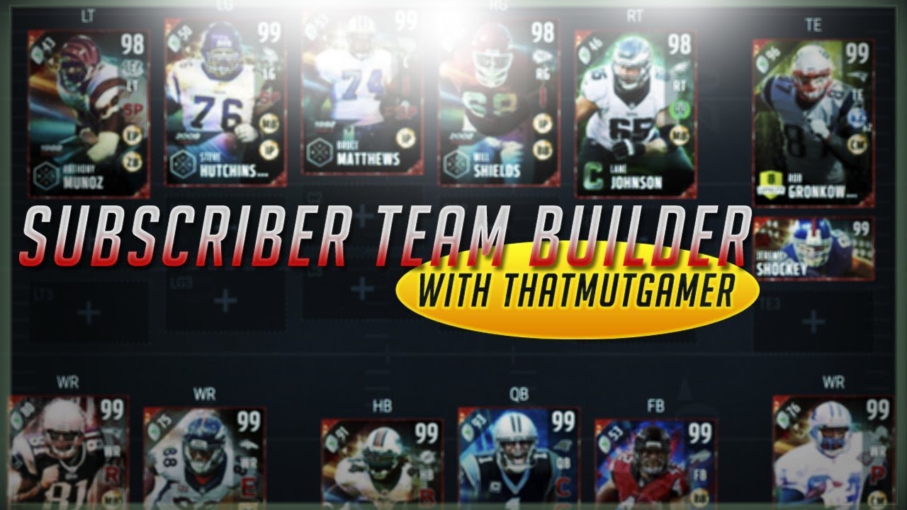 BEST O- LINE FOR UNDER 150K IN MUT 17!! | SUBSCRIBER TEAM BUILDER EPISODE SERIES