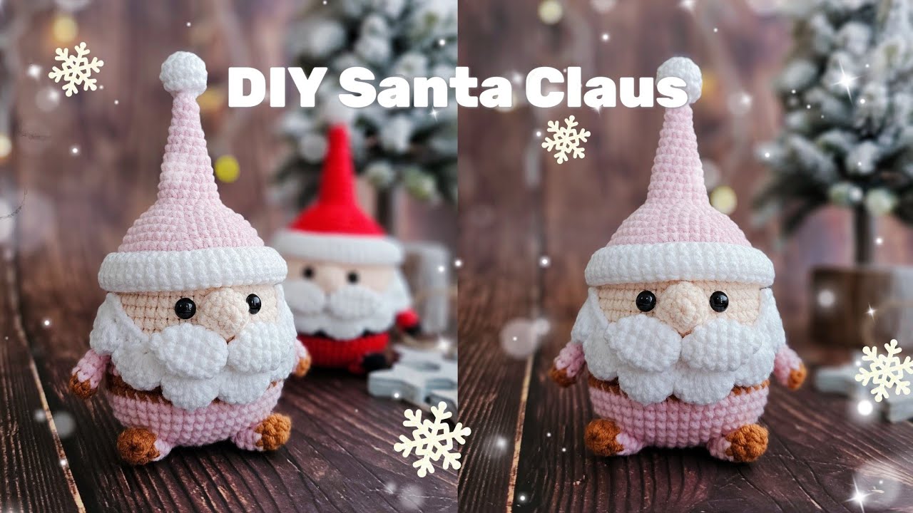 ✨️ How to crochet Santa Claus amigurumi ✨️ Crochet Christmas ornaments ✨️